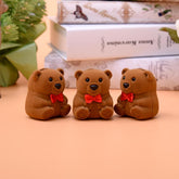 Joyero con forma de oso de pajarita